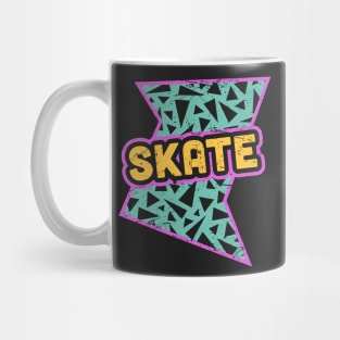 SKATE | Rad 90s Roller Skating Pattern Mug